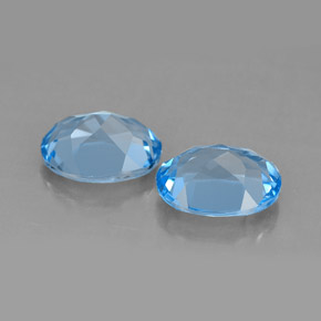 Achetez naturel ct bleue topaze gems, coupe ovale, en provenance brésil chez gemselect. en stock, livraison internationale!