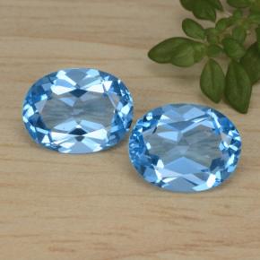 Achetez naturel 4,50ct bleue topaze gems, coupe ovale, en provenance brésil chez gemselect. en stock, livraison internationale!