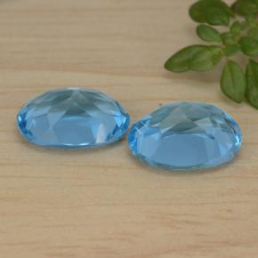 Achetez naturel 4,50ct bleue topaze gems, coupe ovale, en provenance brésil chez gemselect. en stock, livraison internationale!