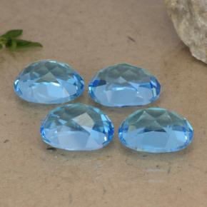 Achetez naturel 10,33ct bleue topaze gems, coupe ovale, en provenance brésil chez gemselect. en stock, livraison internationale!