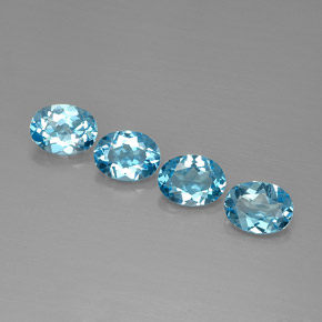 Achetez naturel ct bleue topaze gems, coupe ovale, en provenance brésil chez gemselect. en stock, livraison internationale!