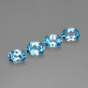 Achetez naturel ct bleue topaze gems, coupe ovale, en provenance brésil chez gemselect. en stock, livraison internationale!