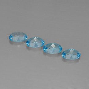 Achetez naturel ct bleue topaze gems, coupe ovale, en provenance brésil chez gemselect. en stock, livraison internationale!
