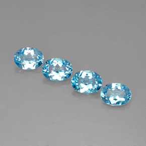 Achetez naturel ct bleue topaze gems, coupe ovale, en provenance brésil chez gemselect. en stock, livraison internationale!