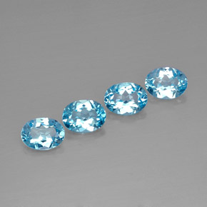 Achetez naturel ct bleue topaze gems, coupe ovale, en provenance brésil chez gemselect. en stock, livraison internationale!