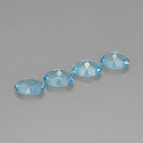 Achetez naturel ct bleue topaze gems, coupe ovale, en provenance brésil chez gemselect. en stock, livraison internationale!