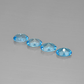Achetez naturel ct bleue topaze gems, coupe ovale, en provenance brésil chez gemselect. en stock, livraison internationale!