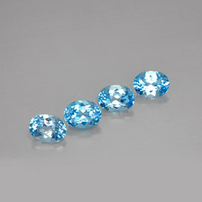 Achetez naturel ct bleue topaze gems, coupe ovale, en provenance brésil chez gemselect. en stock, livraison internationale!