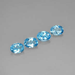 Achetez naturel ct bleue topaze gems, coupe ovale, en provenance brésil chez gemselect. en stock, livraison internationale!