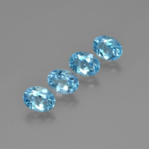 Achetez naturel ct bleue topaze gems, coupe ovale, en provenance brésil chez gemselect. en stock, livraison internationale!
