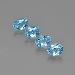 Achetez naturel ct bleue topaze gems, coupe ovale, en provenance brésil chez gemselect. en stock, livraison internationale!