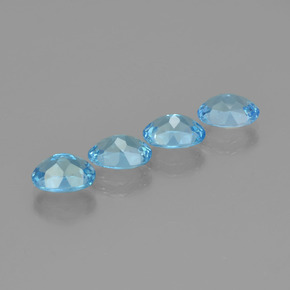 Achetez naturel 5,78ct bleue topaze gems, coupe ovale, en provenance brésil chez gemselect. en stock, livraison internationale!