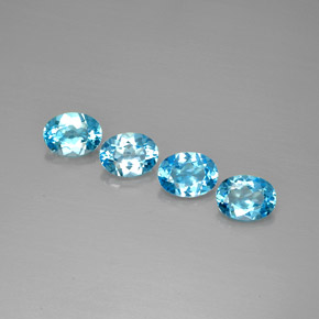 Achetez naturel ct bleue topaze gems, coupe ovale, en provenance brésil chez gemselect. en stock, livraison internationale!