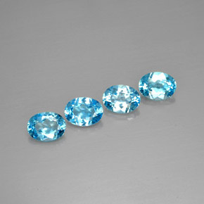Achetez naturel ct bleue topaze gems, coupe ovale, en provenance brésil chez gemselect. en stock, livraison internationale!
