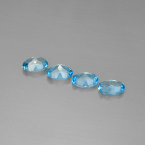 Achetez naturel ct bleue topaze gems, coupe ovale, en provenance brésil chez gemselect. en stock, livraison internationale!