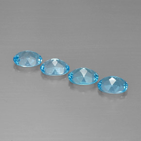 Achetez naturel ct bleue topaze gems, coupe ovale, en provenance brésil chez gemselect. en stock, livraison internationale!