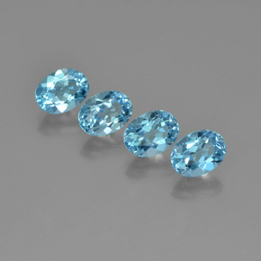 Achetez naturel ct bleue topaze gems, coupe ovale, en provenance brésil chez gemselect. en stock, livraison internationale!