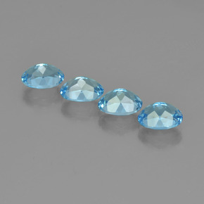 Achetez naturel ct bleue topaze gems, coupe ovale, en provenance brésil chez gemselect. en stock, livraison internationale!