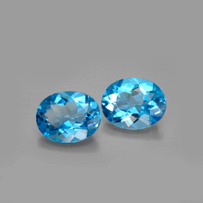 Achetez naturel ct bleue topaze gems, coupe ovale, en provenance brésil chez gemselect. en stock, livraison internationale!