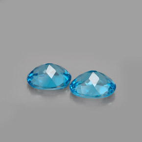 Achetez naturel ct bleue topaze gems, coupe ovale, en provenance brésil chez gemselect. en stock, livraison internationale!