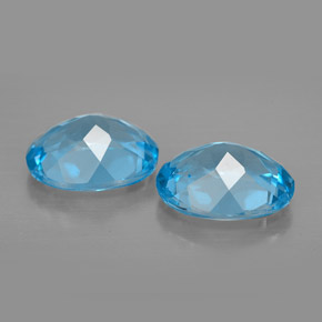 Achetez naturel ct bleue topaze gems, coupe ovale, en provenance brésil chez gemselect. en stock, livraison internationale!
