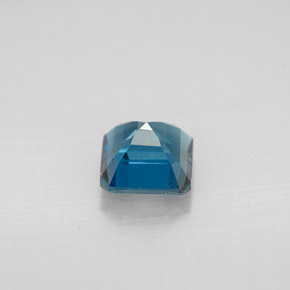 Topaze bleue naturelle taille émeraude, 1,43 ct, VVS-VS