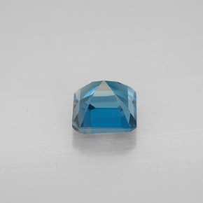 Topaze bleue naturelle taille émeraude, 1,47 ct, VVS-VS