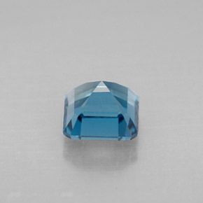 Topaze bleue naturelle taille émeraude, 1,44 ct, VVS-VS