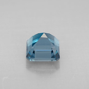 Topaze bleue naturelle taille émeraude, 1,50 ct, VVS-VS