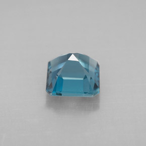 Topaze bleue naturelle taille émeraude, 1,35 ct, VVS-VS
