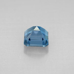 Topaze bleue naturelle taille émeraude, 1,59 ct, VVS-VS