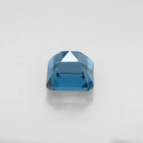 Topaze bleue naturelle taille émeraude, 1,60 ct, VVS-VS