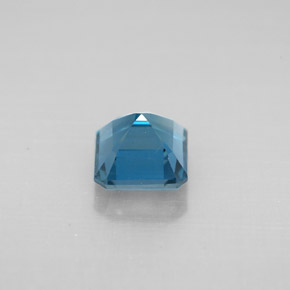 Topaze bleue naturelle taille émeraude, 1,47 ct, VVS-VS