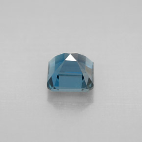 Topaze bleue naturelle taille émeraude, 1,61 ct, VVS-VS