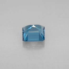 Topaze bleue naturelle taille émeraude, 1,38 ct, VVS-VS