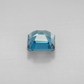 Topaze bleue naturelle taille émeraude, 1,45 ct, VVS-VS
