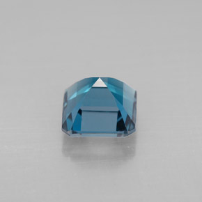 Topaze bleue naturelle taille émeraude, 1,51 ct, VVS-VS