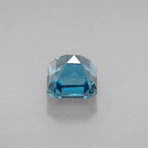 Topaze bleue naturelle taille émeraude, 1,77 ct, VVS-VS