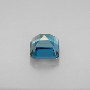 Topaze bleue naturelle taille émeraude, 1,51 ct, VVS-VS