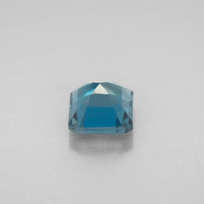 Topaze bleue naturelle taille émeraude, 1,46 ct, VVS-VS