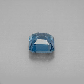 Topaze bleue naturelle taille émeraude, 1,46 ct, VVS-VS