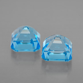 Achetez naturel ct bleue topaze gems, taille émeraude, en provenance brésil chez gemselect. en stock, livraison internationale!