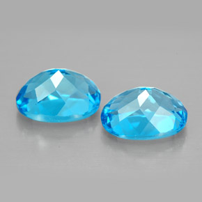 Achetez naturel ct bleue topaze gems, coupe ovale, en provenance brésil chez gemselect. en stock, livraison internationale!