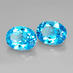 Achetez naturel ct bleue topaze gems, coupe ovale, en provenance brésil chez gemselect. en stock, livraison internationale!