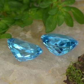Achetez naturel 4,71ct bleue topaze gems, coupe ovale, en provenance brésil chez gemselect. en stock, livraison internationale!