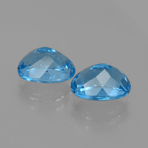 Achetez naturel ct bleue topaze gems, coupe ovale, en provenance brésil chez gemselect. en stock, livraison internationale!