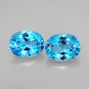 Achetez naturel ct bleue topaze gems, coupe ovale, en provenance brésil chez gemselect. en stock, livraison internationale!