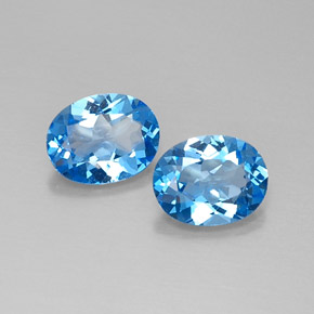 Achetez naturel ct bleue topaze gems, coupe ovale, en provenance brésil chez gemselect. en stock, livraison internationale!
