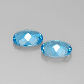 Achetez naturel ct bleue topaze gems, coupe ovale, en provenance brésil chez gemselect. en stock, livraison internationale!