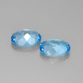 Achetez naturel ct bleue topaze gems, coupe ovale, en provenance brésil chez gemselect. en stock, livraison internationale!